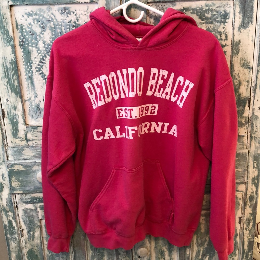 Pink hoodie